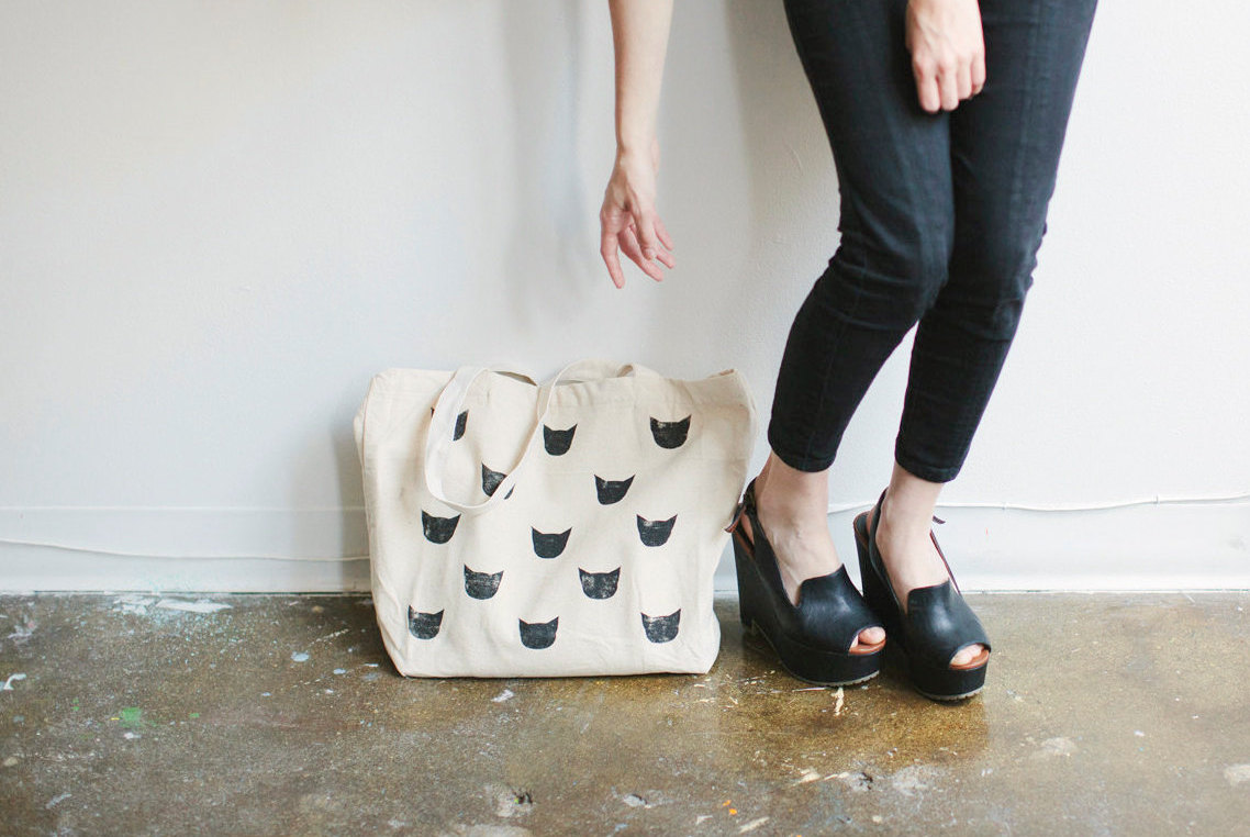 Shop: Canvas Totes From Etsy