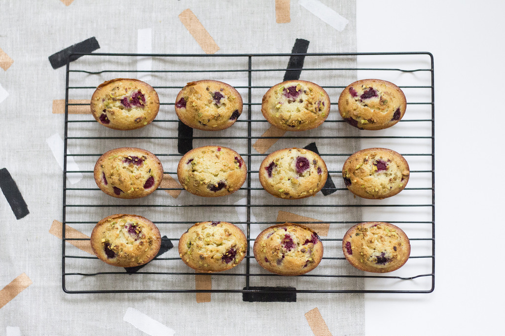 Raspberry & Pistachio Friands